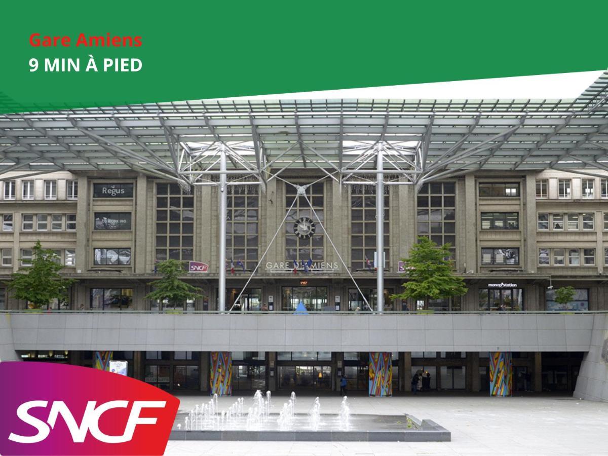 Cinema & Disney Avec Balcon & Parking En Hyper Centre Amiens Exterior foto